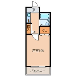 池田リバーサイドコーポの物件間取画像